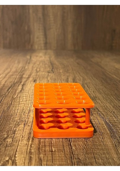 18'li Eppendorf Tüpü Standı (Turuncu)