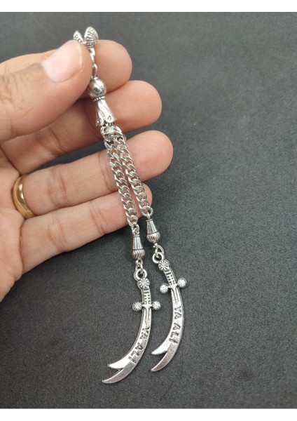 475 Ayar Gümüş Tesbih Püskülü modelleri