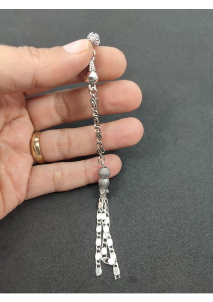 475 Ayar Gümüş Tesbih Püskülü