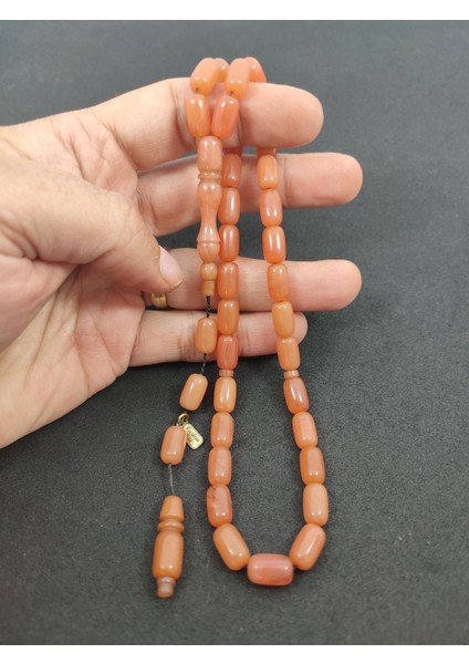 Furkan Gül Usta Eseri 0.6 Şeffaf Delim Çift Kat Cilalı Sıkma Kehribar Sertifikalı 7832 indirimleri