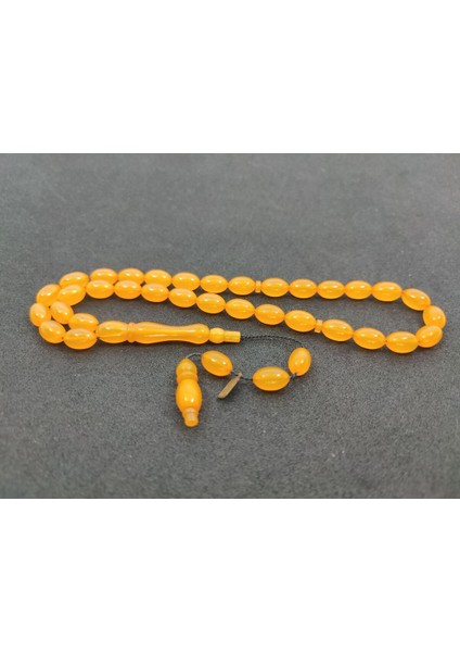 Furkan Gül Usta Eseri 0.6 Şeffaf Delim Çift Kat Cilalı Yemen Zar Kehribar Sertifikalı 7825