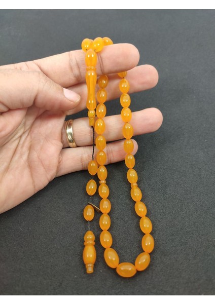 Furkan Gül Usta Eseri 0.6 Şeffaf Delim Çift Kat Cilalı Yemen Zar Kehribar Sertifikalı 7825 indirimleri