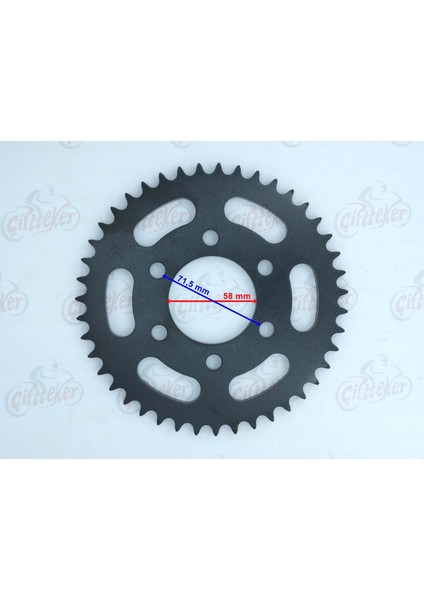 Arka Dişli 43T Benelli 125