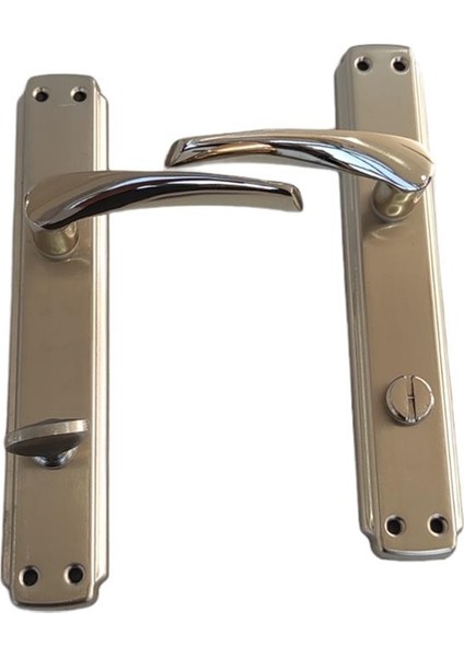 Bravo Aynalı Kapı Kolu Wc Nikel modelleri