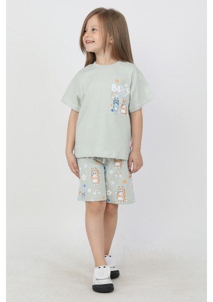 Bluey Köpekli Kız Çocuğu 2 Li Takım 4874