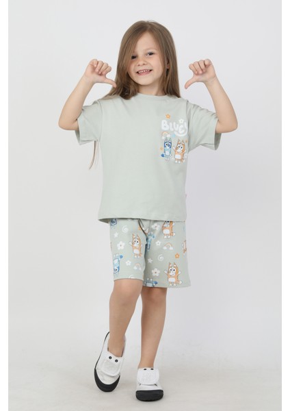 Bluey Köpekli Kız Çocuğu 2 Li Takım 4874 fiyatları