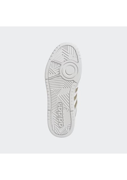 Hoops 3.0 Bold Beyaz - Gümüş Kadın Sneaker JI3457 modelleri