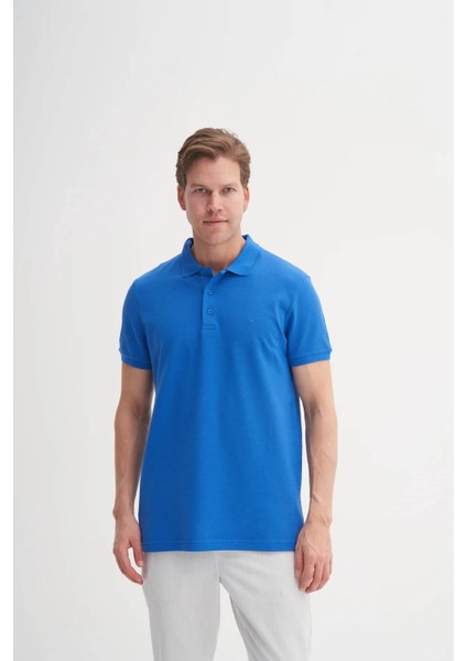 Açık Mavi Erkek Polo Yaka T-Shirt 4613