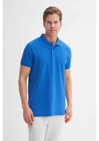 Açık Mavi Erkek Polo Yaka T-Shirt 4613 fiyatları