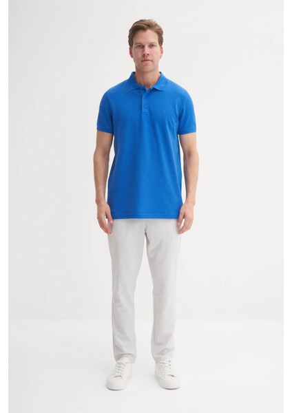Açık Mavi Erkek Polo Yaka T-Shirt 4613 modelleri