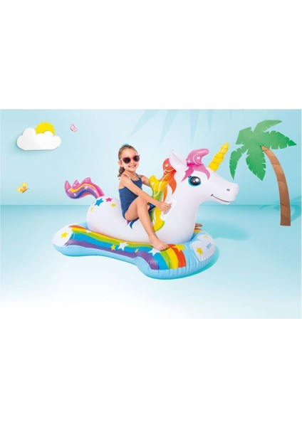 IBN57552 Sihirli Unicorn Binici 163X86 cm - Vardem Oyuncak