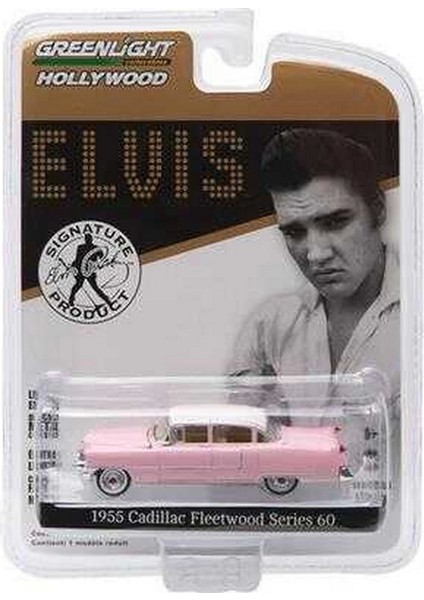 Hollywood Series 14 - Elvis Presley (1935-77) - 1955 Cadillac Fleetwood Series 60 "pink Cadillac"
