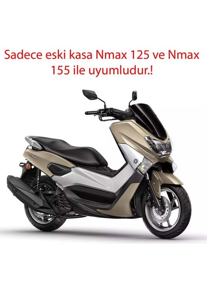 Yamaha Nmax 125-155 2015-2019 Arka Yolcu Sırt Dayama Sissy Bar Siyah