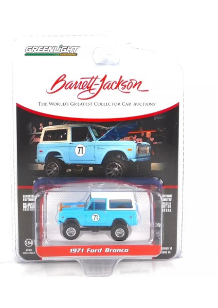 Greenlight 1/64 Barrett-Jackson Series 14- 1971 Ford Bronco 37310-F