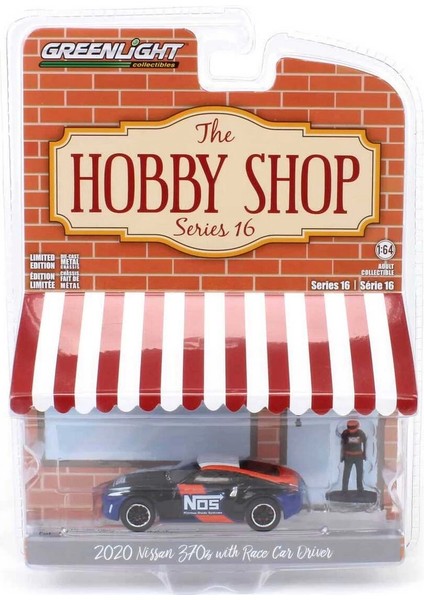 The Hobby Shop Series 16- 2020 Nissan 370Z With Race Car Driver