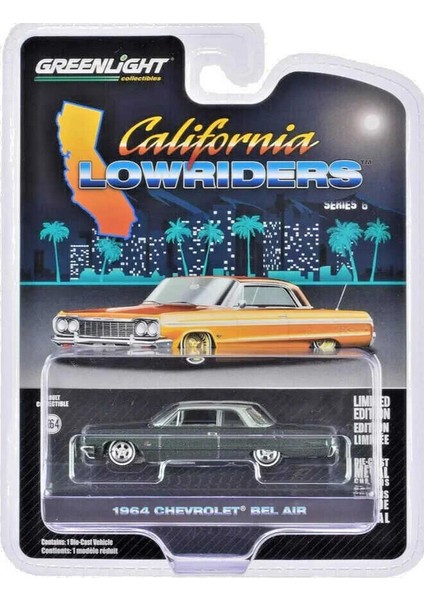 California Lowriders Series 6- 1964 Chevrolet Bel Air modelleri