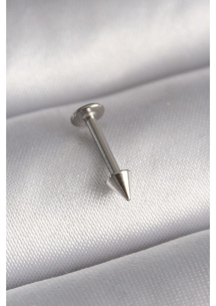 316L Çelik Gümüş Renk Çivi Model Piercing - Lisinya