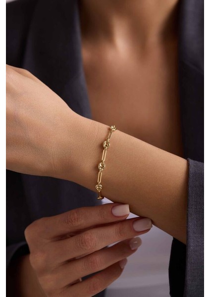 Altın Zincir Bileklik 19 cm fiyatları