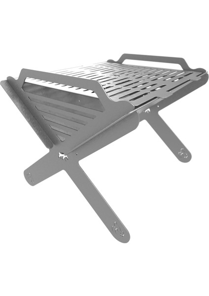 Kamp Ayısı® X-Mangal™: Çelik Mangal Katlanabilir Izgara Çantalı, Taşınabilir, Dayanıklı, Hızlı Kurulum