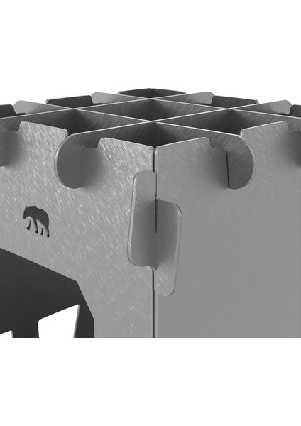 ® Inox™ 1mm Paslanmaz Galvaniz Çelik Su Geçirmez Çantalı Ateş Kutusu