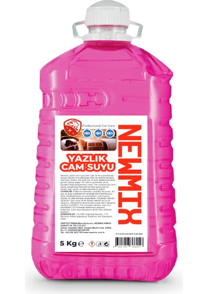 Yazlık Cam Suyu 5kg