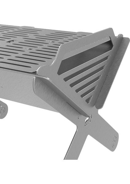 Kamp Ayısı® X-Mangal™: Çelik Mangal Katlanabilir Izgara Çantalı, Taşınabilir, Dayanıklı, Hızlı Kurulum