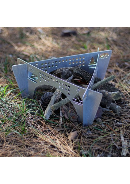Kamp Ayısı® Çelebi™ Bushcraft Jel Yakıtlı Osmanlı Ocağı