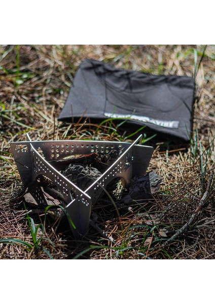 Kamp Ayısı® Çelebi™ Bushcraft Jel Yakıtlı Osmanlı Ocağı