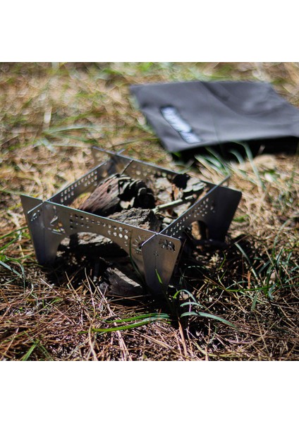 Kamp Ayısı® Çelebi™ Bushcraft Jel Yakıtlı Osmanlı Ocağı