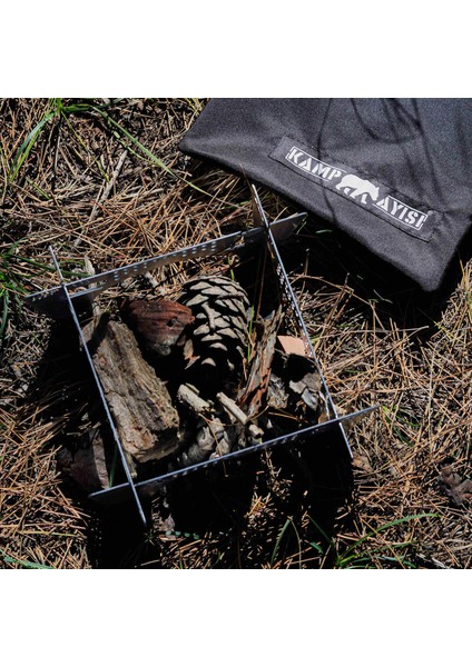 Kamp Ayısı® Çelebi™ Bushcraft Jel Yakıtlı Osmanlı Ocağı