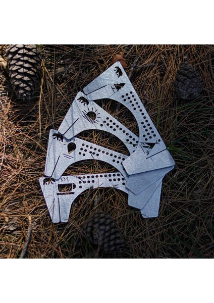 Kamp Ayısı® Çelebi™ Bushcraft Jel Yakıtlı Osmanlı Ocağı
