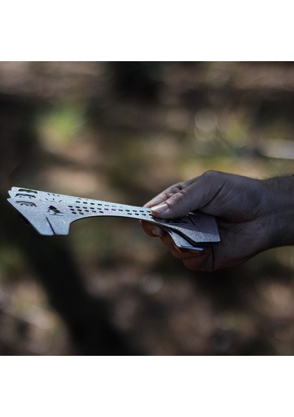Kamp Ayısı® Çelebi™ Bushcraft Jel Yakıtlı Osmanlı Ocağı