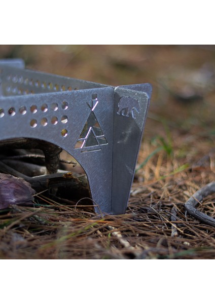 Kamp Ayısı® Ottomanfire™ Bushcraft Jel Yakıtlı Osmanlı Ocağı