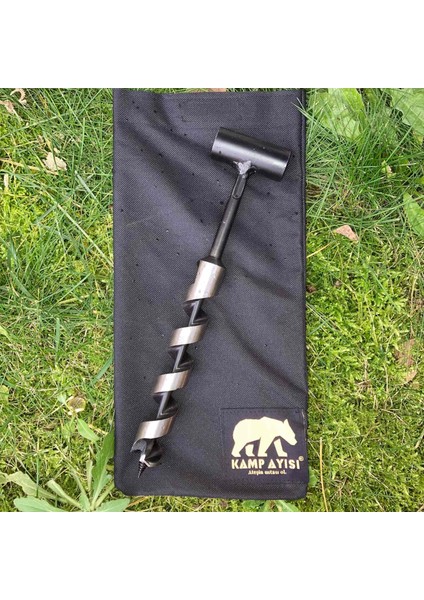 Kamp Ayısı® Nordic™ Delme Çapı 18-22-22-24 mm Seçenekleri - Bushcraft Isveç El Burgusu Boyunduruk Isveç Ocağı Outdoor Kamp Ekipmanı