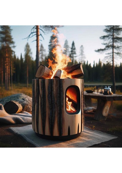 Kamp Ayısı® Nordic™ Delme Çapı 18-22-22-24 mm Seçenekleri - Bushcraft Isveç El Burgusu Boyunduruk Isveç Ocağı Outdoor Kamp Ekipmanı
