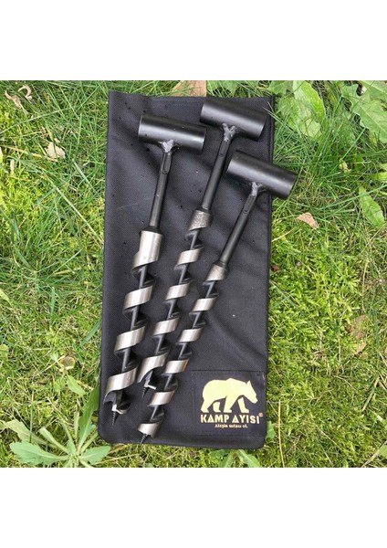 Kamp Ayısı® Nordic™ Delme Çapı 18-22-22-24 mm Seçenekleri - Bushcraft Isveç El Burgusu Boyunduruk Isveç Ocağı Outdoor Kamp Ekipmanı