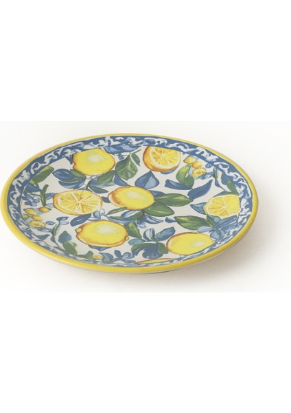 Lemon Glow Ege Pasta Tabağı 20 cm 4 Parça