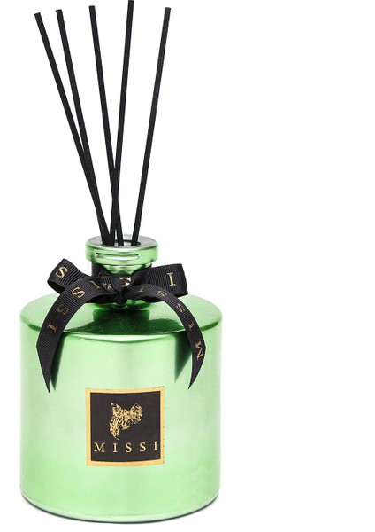 500 ml Parlak Yeşil Silindir Şişe Apple&cinnamon Oda Kokusu