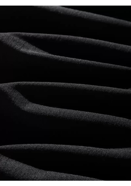 Erkek Dağ Grafikli Tişört, Yaz Için Büyük Beden Rahat T-Shirt - Siyah fiyatları