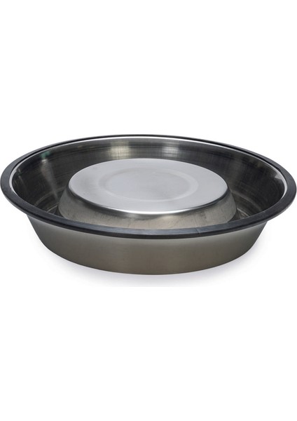 Köpek Mama Su Kabı, Paslanmaz Çelik, Kaymaz, 22CM, 1,6l Zrnet fırsatları