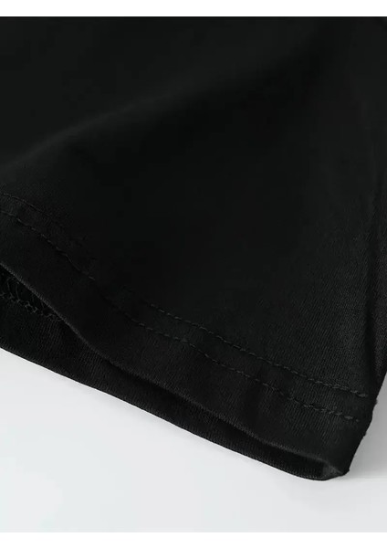 Baskı Oh Erkek Oversive Tişört, Grafik Tişört Erkek Yazlık Outdoor Kıyafetleri, Sporda ve Günlük Giyime Uygun - Siyah fiyatları