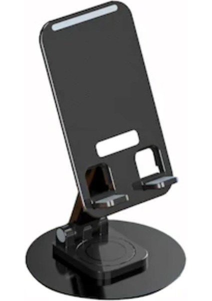 Ayarlanabilen Siyah Tablet ve Telefon Stand