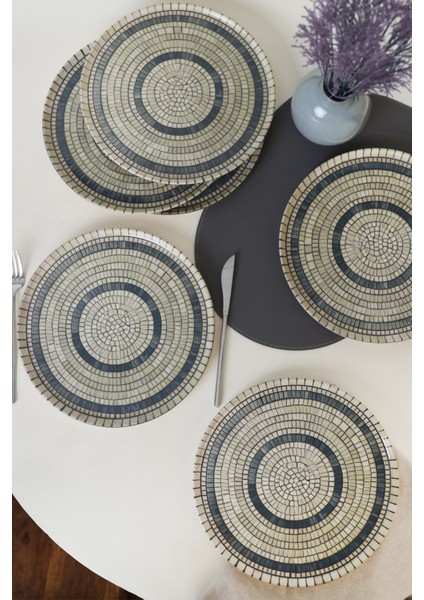 Mosaic Marvels Servis Tabağı 28 cm 6 Adet 21620
