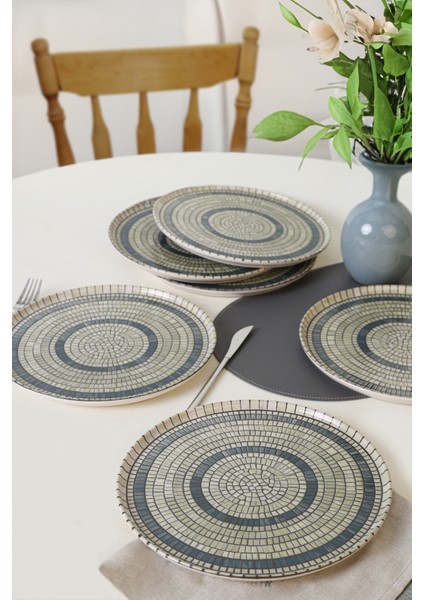 Mosaic Marvels Servis Tabağı 28 cm 6 Adet 21620 modelleri