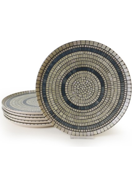 Mosaic Marvels Servis Tabağı 28 cm 6 Adet 21620 fırsatları