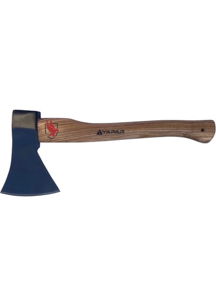 Ahşap Saplı Dövme Çelik Kamp Baltası 1 kg