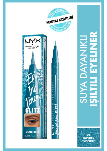Epic Ink Liner Glitz - Tapered Twinkle