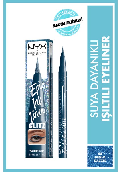 Epic Ink Liner Glitz - Denim Dazzle