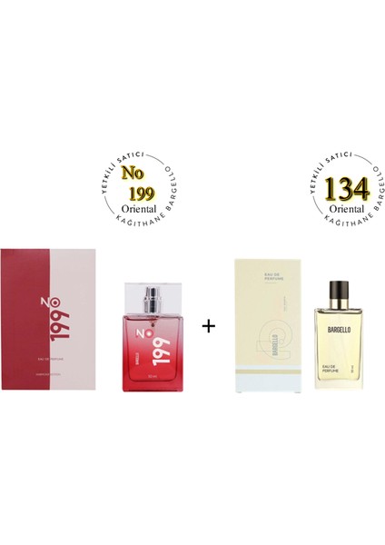 134 + No: 199 Kadın / Unisex Parfüm EDP 50 ml Oriental