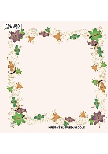 Ipek Desenli Oyalık Yazma - Desen-05 - Renk-07